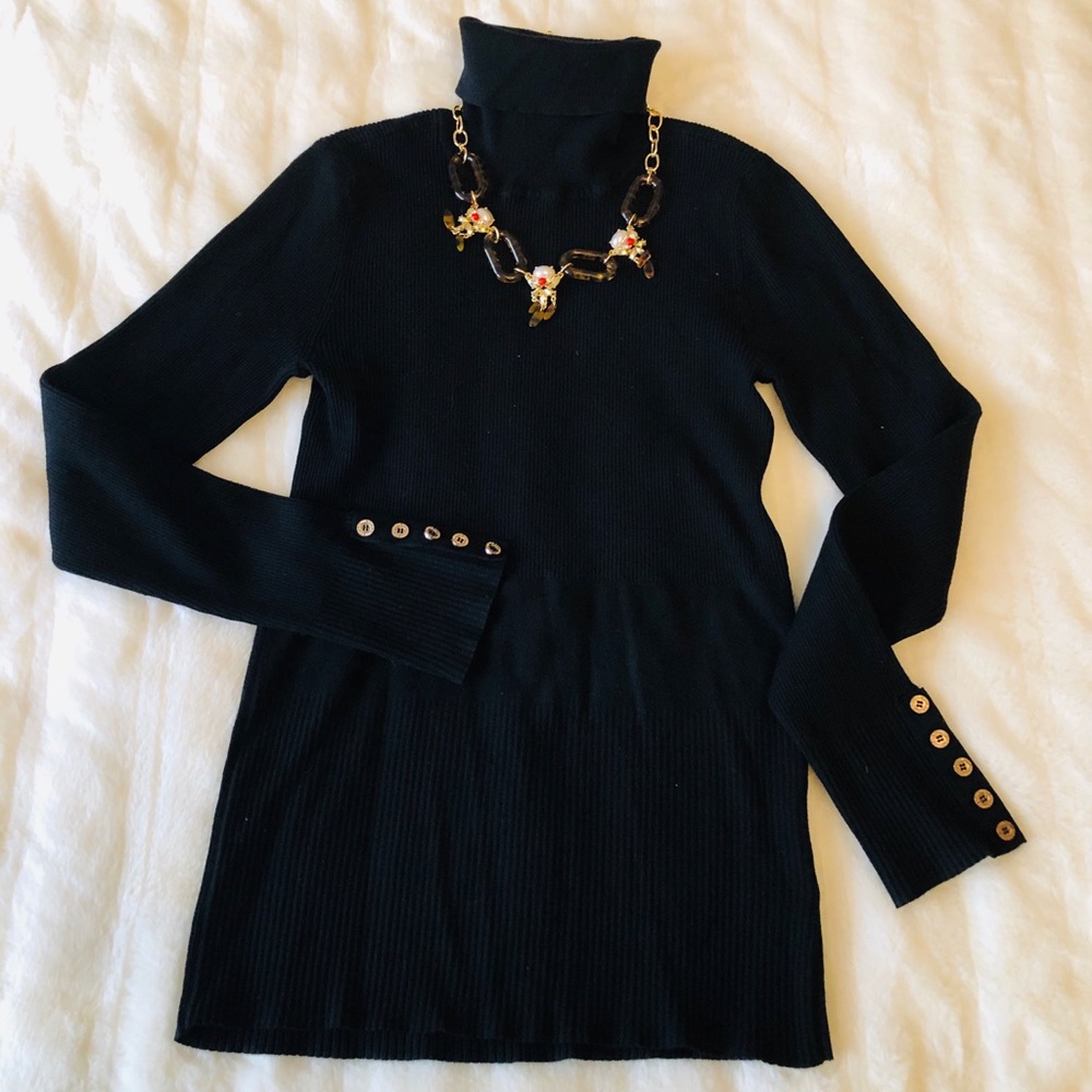 White House Black Market black turtleneck